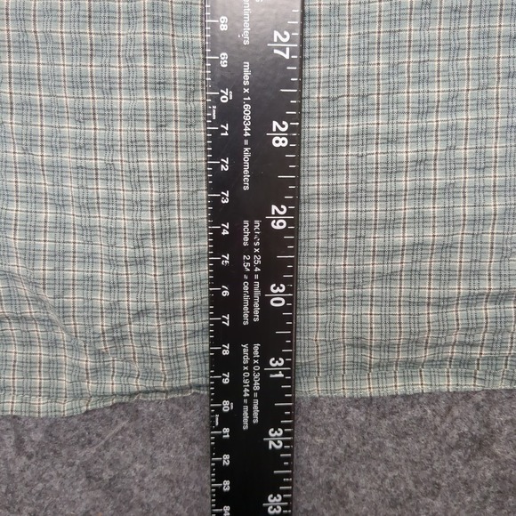 Eddie Bauer Mens Large Plaid‎ Short Sleeve Button Down Shirt 100% Cotton Casual - Picture 4 of 8